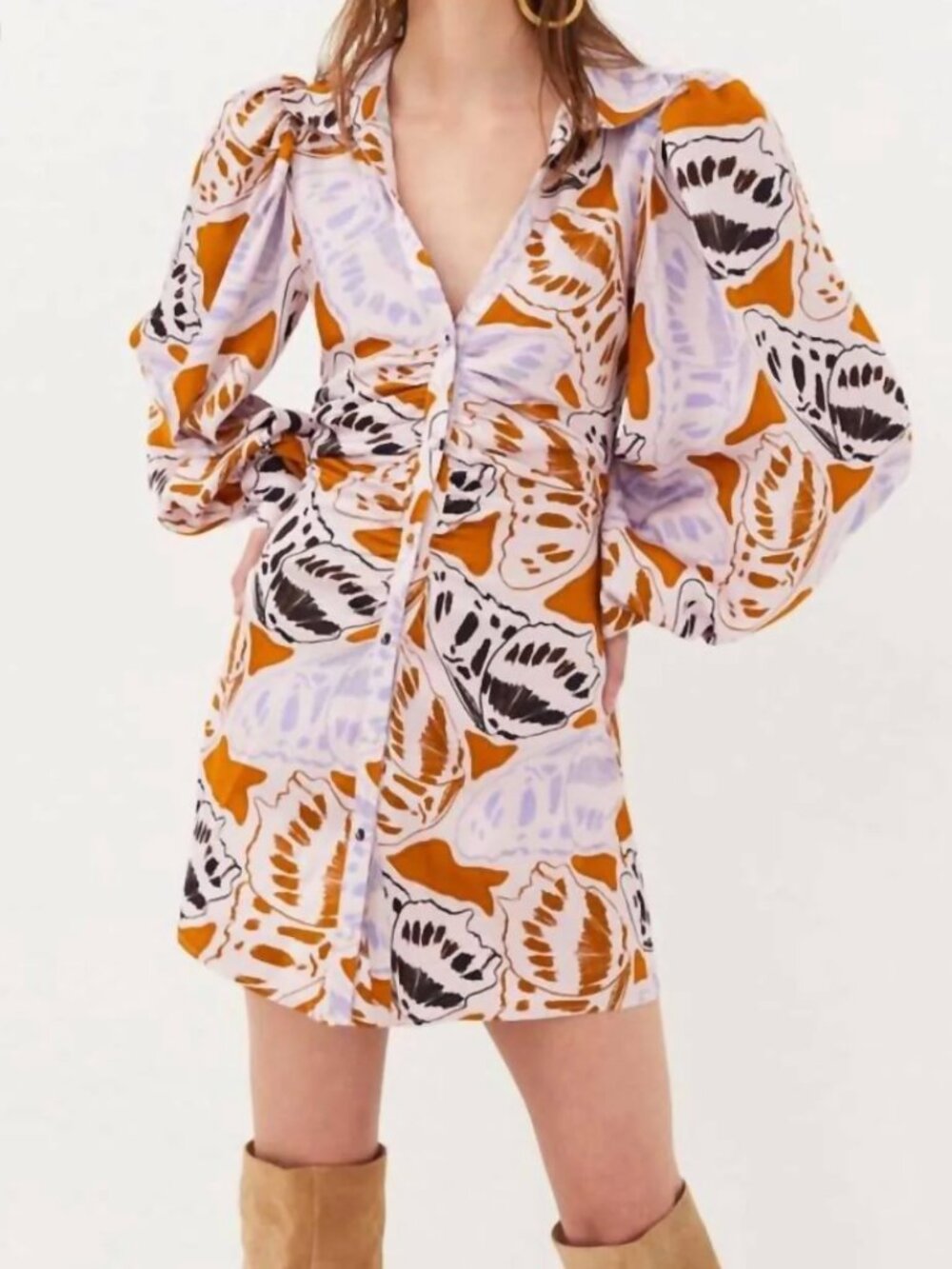 For Love & Lemons Esmeralda Mini Dress